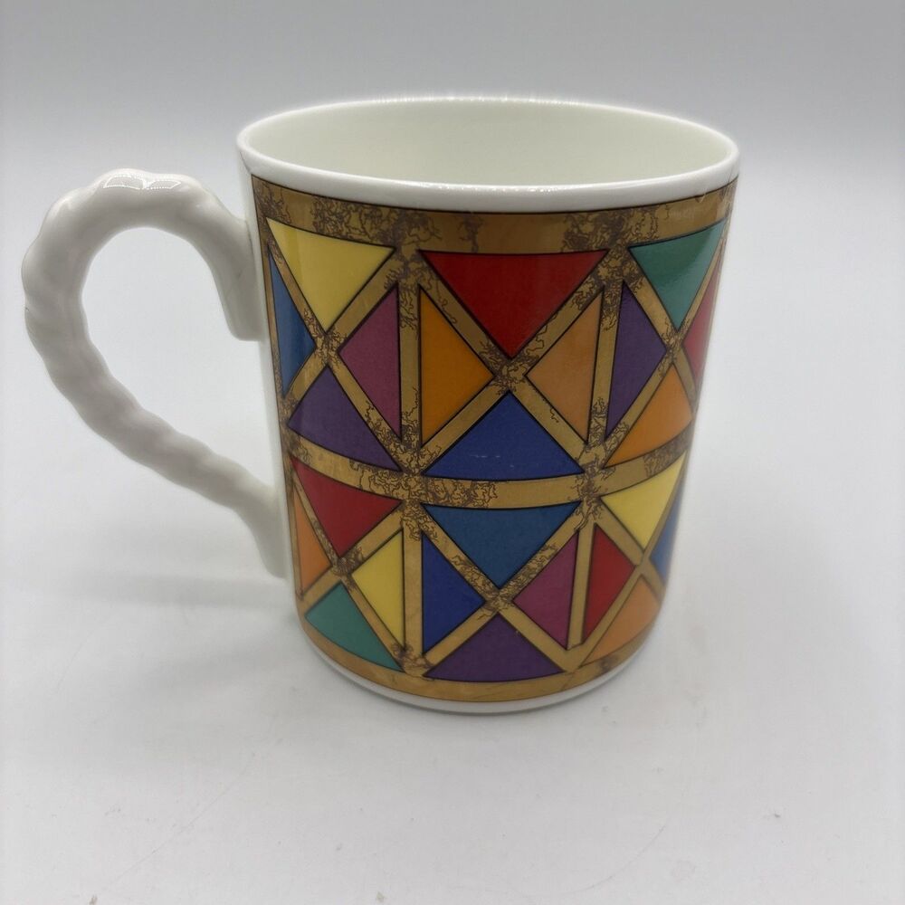 Heinrich Villeroy & Boch Germany Heinrich Tea Cup, Geometrical and Colorful